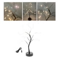 thumbnail image 3 of Luz de árbol LED recargable con batería de Navidad Base negra 48LED jinwen Lámparas de árbol, 3 of 8