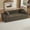 Brown, variant on 3 Seater Corduroy Boneless Couch No Assembly Needed Compression Sofa Living Room Apartment Modern Lounge Sofa, White