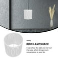 thumbnail image 2 of OULII Table Light Cover Iron White Decorative 1Set for Other Rooms Lighting, 2 of 6