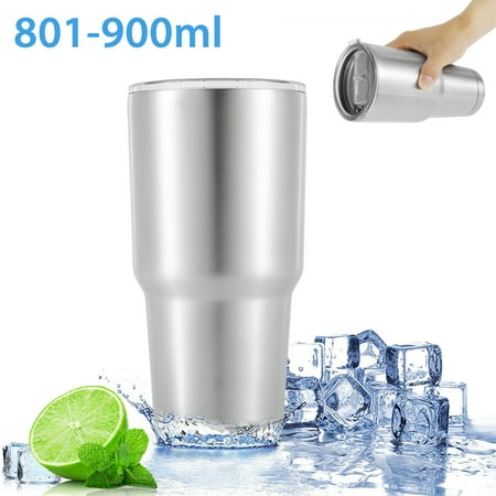 

Stainless Steel Drinking Cup with Lid Leak-proof Thermal Mug 900 ML Travel Mug Double-Walled Coffee Mug Temperature Control 360° Drinking Opening