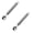 Silver*2 pcs, variant on 2-in-1 Stainless Steel Melon Scoop and Carving tool, Watermelon Platter Baller, Fruit Cutting and Decorating Utensil for Kitchen (Silver)