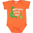 thumbnail image 3 of Inktastic My Pop Pop Loves Me Dinosaur Boys or Girls Baby Bodysuit, 3 of 5
