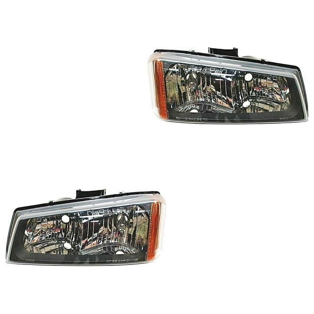Par de Faros Pickup 2003 A 2007 Chevrolet TYC .