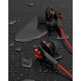 thumbnail image 5 of Thore iPhone Earphones with Lightning Connector (Bass Booster V120 Earbuds) In Ear Wired Headphones with Mic/Volume Control for iPhone 13/12 Max/11/Pro Max/X/7/8 Plus - Red, 5 of 5