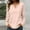 Pink, variant on Women Fashion Casual Long Sleeve Solid Color Tops Shirts Blouses Tops Pink Women Blending Shirts Women Shirts(XL)