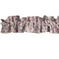 thumbnail image 3 of Butterflies Floral Print Cotton Curtain Sleeve Topper Window Treatment, 3 of 3