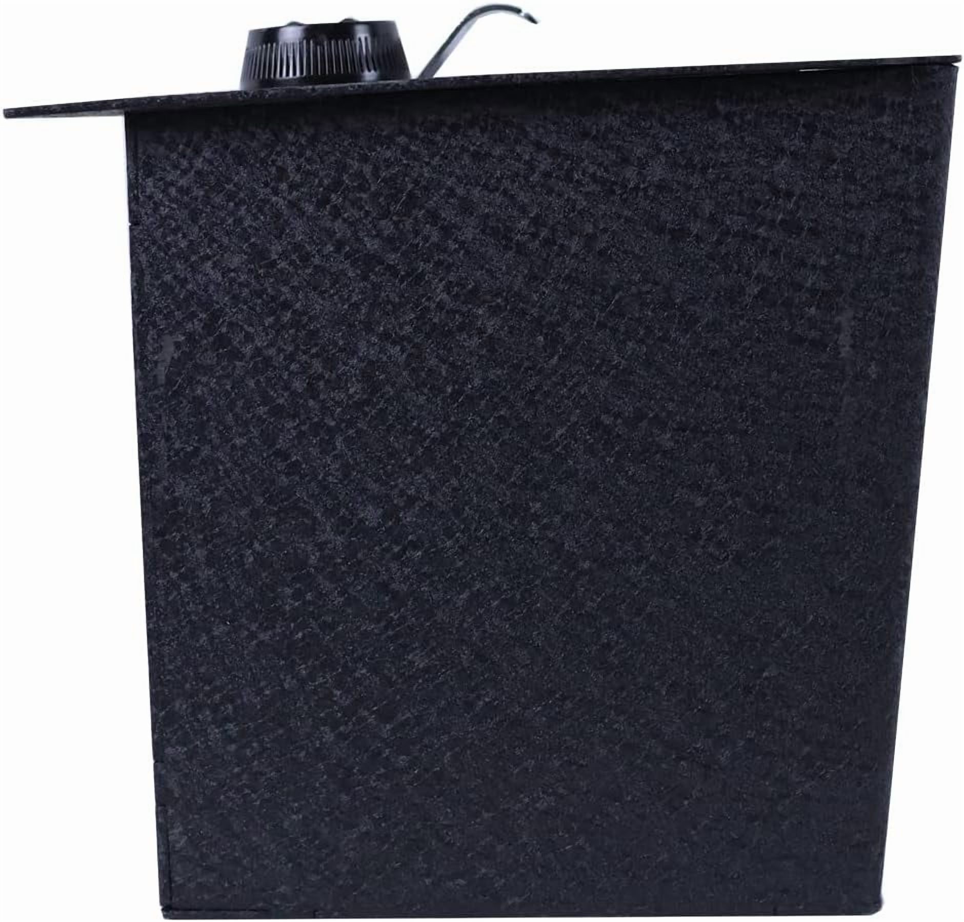 Black Horse Center Console Safe Security Lock Box, Black Gun Box Organizer, with 4 Digit Combination Resettable Lock Compatible with 2014-2021 Toyota Tundra-ASTT01