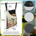 thumbnail image 6 of SEANATIVE Floral Hummingbird Clothespin Bag Clothes Pin Hanging Bag Clothespin Bag with Hanging Hook 12 x 14.6 Inch Laundry Clothes Pin Holder Pin Hanging Bag Clothespin Storage, 6 of 7