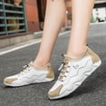 thumbnail image 4 of ZELAND Women's Big Size Genuine Leather Hiking Shoes - Casual Outdoor Top-Layer Cowhide Sport Sneakers, Autumn/Winter Comfort, 4 of 6