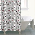 thumbnail image 4 of Christmas Forest Pattern Shower Curtain 84"x72" ,Bathroom Decorative Shower Curtains Set with 12 Hooks,Modern Waterproof Washable Shower Curtain, 4 of 6