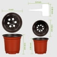 thumbnail image 6 of Elegant Choise 500Pcs Plastic Plant Pots 3.54" Flower Nursery Planters for Seedlings, 6 of 12