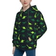 thumbnail image 2 of Daiia Dinosaurs for Boys Fashion Hoodies & Sweatshirts with Kangaroo Pocket,Hooded Sweatshirt for Kid, Breathable& Moisture Wicking-Small, 2 of 6