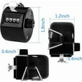 thumbnail image 2 of FEBSNOW Handheld Tally Counter Clicker 4 Digital Number Click Counter for School Event Golf Sports Office Stadium, 2 of 10