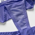 thumbnail image 4 of Levmjia Womens Lace Lingerie Set Underwire Bra and Matching Thong Panties With Adjustable Straps Breathable Mesh Romantic Date Night Daily Special Trendy Solid Color, 4 of 4