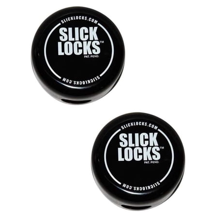 Qty. (2) Slick Locks WC-101 Weather Cover - Only Works with Spinner 360 - Vehicle Security, Black