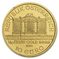 thumbnail image 2 of 2011 Austria 1/10 oz Gold Philharmonic BU, 2 of 2