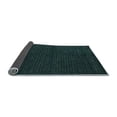 thumbnail image 2 of Ahgly Company Indoor Round Abstract Light Blue Modern Area Rugs, 6' Round, 2 of 4