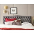 thumbnail image 2 of Elle Decor Celeste King Size Headboard Gray Weave, 2 of 5