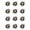 #1, variant on 12 Pack 10.6 Inch Mini Norfolk Pine Wreaths, Artificial Evergreen Rings, Small Christmas Greenery for Door Cabinet Window Wall Decor