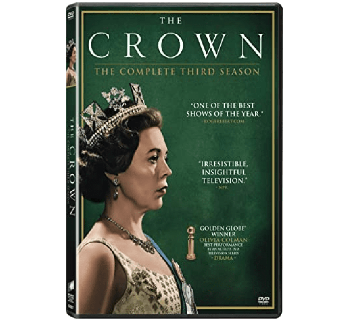 The Crown Season 3 DVD 3-disc Set 2020