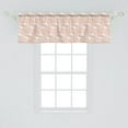 thumbnail image 2 of Ambesonne Floral Window Valance, Rustic Botanic Blossom, 54" X 18", Pale Peach Blush, 2 of 3