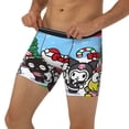 thumbnail image 3 of Lsque Sanrio Pattern Men's Performance Stretch Underwear, Athletic Long Leg Briefs，Moisture-Wicking-XX-Large, 3 of 6