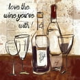 thumbnail image 2 of Robinson, Carol 20x20 White Modern Wood Framed Museum Art Print Titled - Love the Wine, 2 of 4