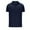 Navy, variant on DDAPJ pyju Solid Color Polos for Men Business Casual Short Sleeve V Neck Lapel Collar Shirt Lightweight Moisture Wicking Golf Tennis Shirts Sales of The Day Black XXXL