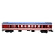 thumbnail image 5 of 1:87 escala modelo tren juguete coche de pasajeros juguete de plástico rojo Sunnimix Tren retro de escala HO, 5 of 7