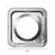thumbnail image 2 of Cubiertas Desechables De Aluminio Para Quemadores De Cocina De 8,5 Pulgadas, Revestimiento Cuadrado Para Horno, Para Cocina, Bandejas Recogegrasa, Cocinas Eléctricas, Protectores Para Fogones, Prote, 2 of 3