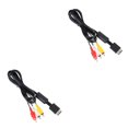 thumbnail image 1 of Sidaley 1.8M AV to RCA Audio Cable Triple Thick Controllers Wire Composite Line Copper PS2 Easy Ultra Leads Installment for TV Negro 1.8 M 2piezas, 1 of 6
