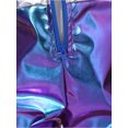 thumbnail image 5 of Hansber Infant Baby Alien Outfit 2-Pieces Sleeveless Shiny Metallic Jumpsuit with Antenna Headband Blue 18-24M, 5 of 7