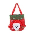 thumbnail image 2 of Hiroekza Christmas Decorations, Christmas Gift Bag Christmas Eve Gift Box Reusable Cookies Candy Treat Pouch Holiday Gift Bag Party Favors Wrapping Packaging, 2 of 6
