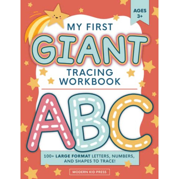 Pre-Owned My First Giant Tracing Workbook: Over 100 Large Format Letters, Numbers and Shapes to Trace, 9781952842900, 1952842905, Paperback,