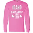 thumbnail image 3 of Inktastic Idaho Awesome Since 1890 Long Sleeve T-Shirt, 3 of 5