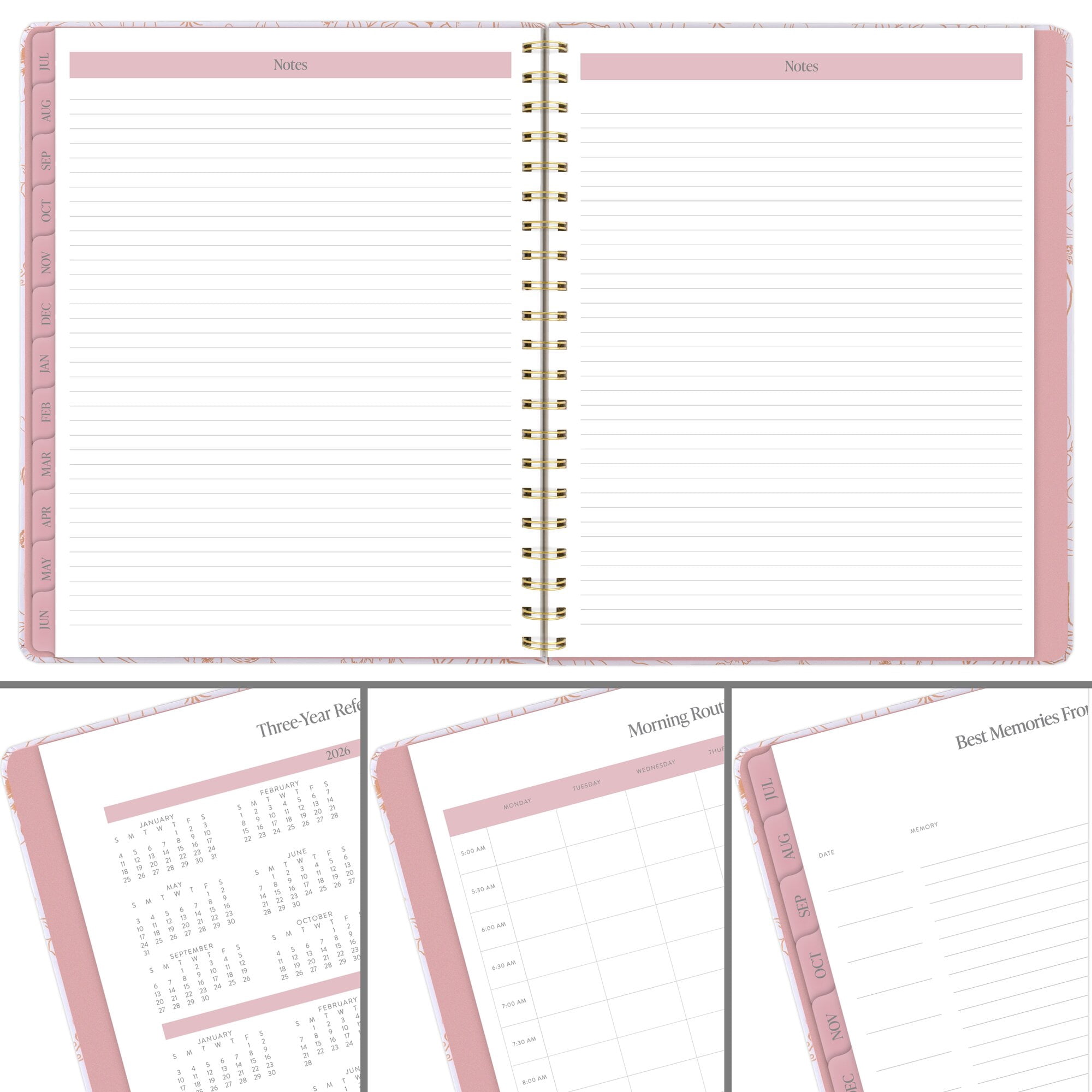PenPillar for Mead Cambridge Academic 2026-2027 Weekly Monthly Planner Sketched