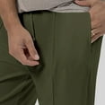 thumbnail image 6 of Men's Casual Pants Men's Sports Pants Fall And Winter Solid Color Casual Pant Loose Leg Trousers Army Green 2XL, 6 of 9