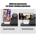 thumbnail image 2 of SIKAI CASE 5-in-1 Magnetic Wireless Charging Station with Alarm Clock and RGB Light for iPhone 17 16 15 14 13 12, Apple Watch 10/Ultra 2, AirPods, 2 of 7