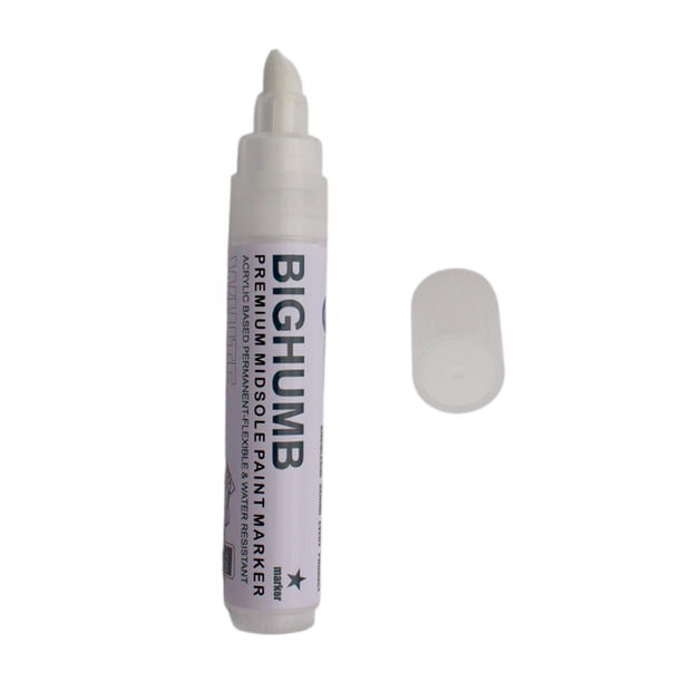 Marcadores Entresuela Pintura Marcador Herramienta de limpieza Renovar Herramientas de reparación Cuero impermeable blanco