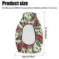 thumbnail image 7 of Uorisanigo ATV Seat Covers Universal Water-Resistant Christmas Flower Print Seat Cover Fits for Polaris Sportsman 400 500 850 1000 4 Wheeler/ Honda Rancher 420 Non-Slip Accessories, 7 of 7