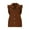 Brown, variant on Womens Puffer Vests Ruffle Sleeveless Lightweight Quilted Vest Fall Winter Padded Gilet Coats Brown, 2XL