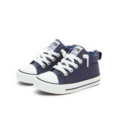 

Weestep Toddler Little Kid Boys and Girls Slip On Mid Top Sneakers(10 Toddler Navy)