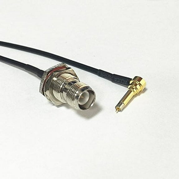 RP TNC female bulkhead to MS156 male RF Pigtail Jumper RG174 cable 20cm 8" NEW Good Quality Fast USA Shipping
