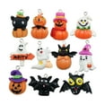 thumbnail image 4 of 11 Piezas Colgantes de Halloween Adornos Lindos Colgantes de Resina de Murciélago Llavero Colgante para Manualidades Fabricación de Joyas Adornos, 4 of 9