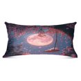 thumbnail image 4 of Pillow Case Plush Pillow Pink Moon Pattern Case standard size/King size/Queen size Bed Pillow Pillowcases, 4 of 9