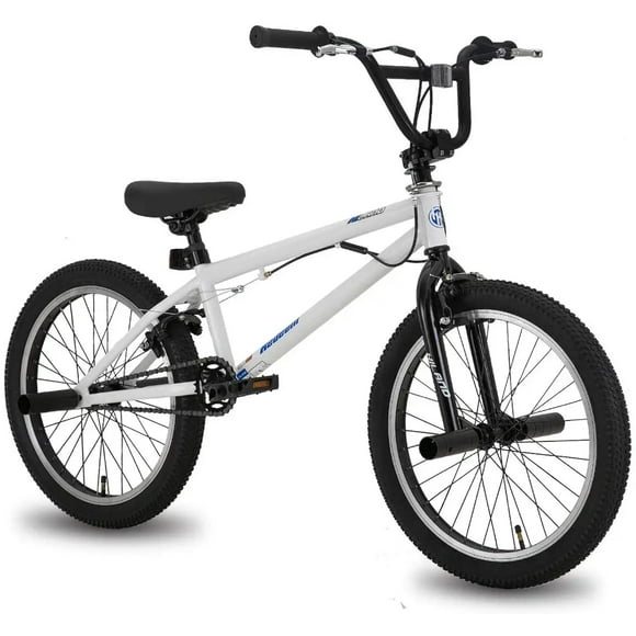 Hiland Kids Bike for Boys 20" BMX Freestyle Bicycle,White