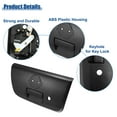 thumbnail image 3 of Unique Bargains Tailgate Handle Rear Door Liftgate Latch Handle Fit for Nissan Frontier with Bezel Keyhole Black, 3 of 6