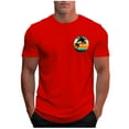 thumbnail image 2 of SOOMLON T Shirts for Men Hawaii Casual Crewneck Cotton T Shirts Funny Print Short Sleeve Summer Shirts 2025 Fashion Red Big and Tall Vacation Tees Classic Soft Athletic Tops Blouses Value 3XL, 2 of 5