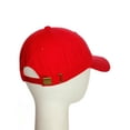 thumbnail image 3 of Classic Unstructured USA Cities Baseball Dad Hat 3D Raised PVC Letters Cap, Brooklyn Red, White Black, 3 of 9