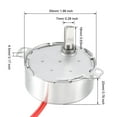 thumbnail image 3 of Moteur Synchrone Synchrone AC 24V 4W 5-6RPM/MIN 50-60Hz CW pour Fait Main, Modèle, 3 of 4